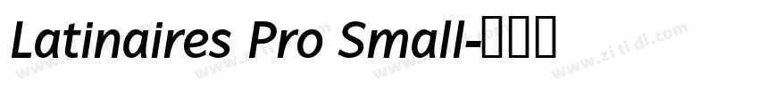 Latinaires Pro Small字体转换